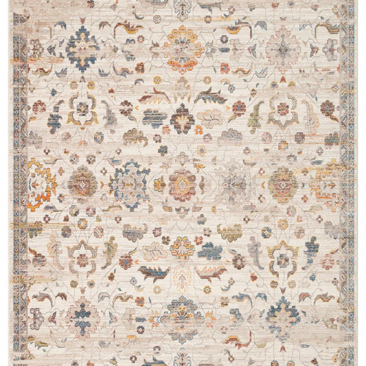 Pietra Cream Multy PTA01 Desenlere Sahip Vintage Salon Oturma odası Koridor Mutfak Halısı