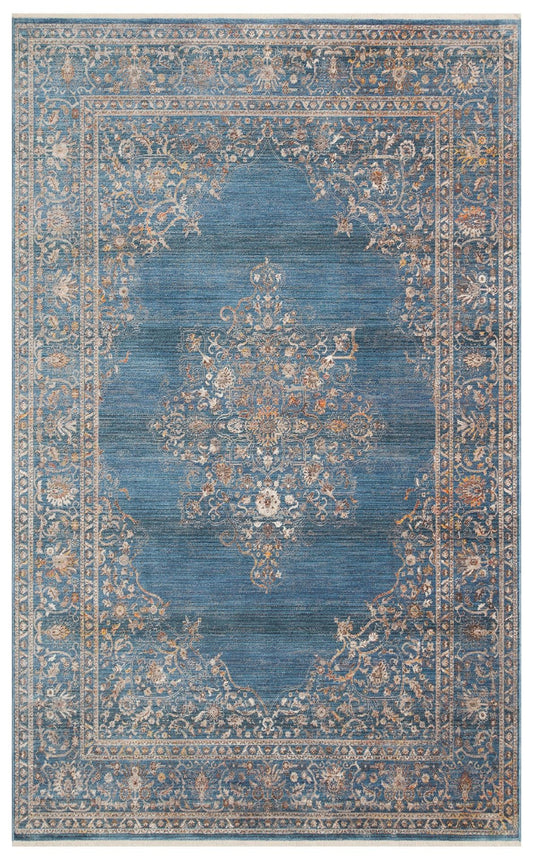 Pietra Navy PTA18 Desenlere Sahip Vintage Salon Oturma odası Koridor Mutfak Halısı