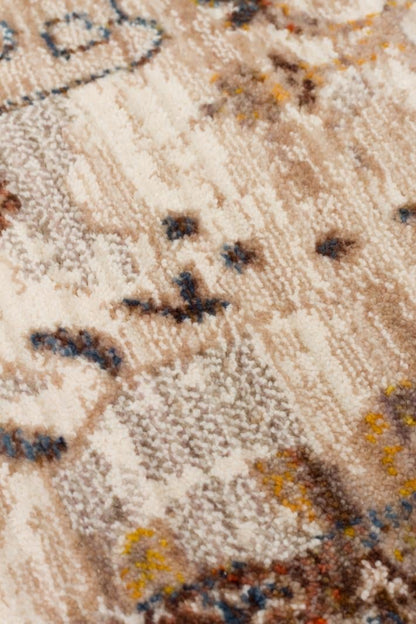 Pietra Cream PTA22 Desenlere Sahip Vintage Salon Oturma odası Koridor Mutfak Halısı