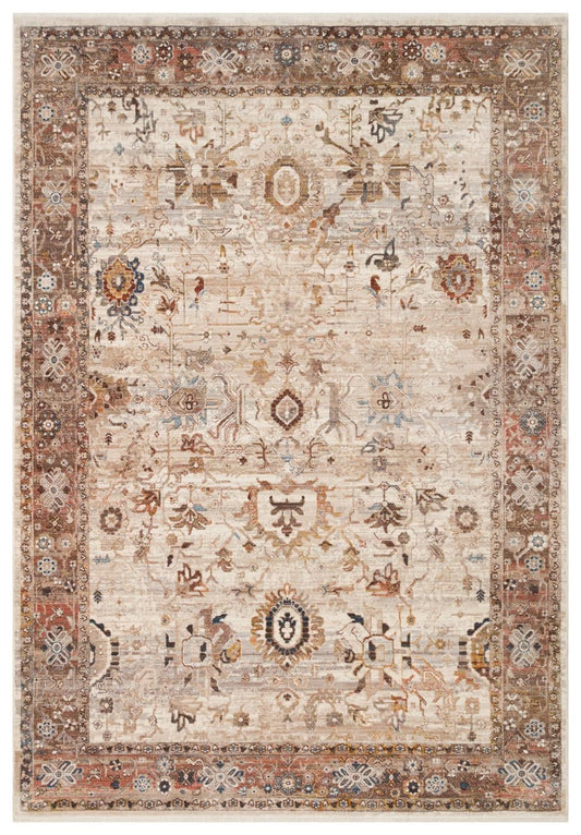 Pietra Cream PTA22 Desenlere Sahip Vintage Salon Oturma odası Koridor Mutfak Halısı