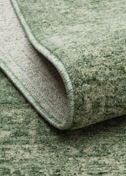 Shiraz Green SHR02 Desenlere Sahip Vintage Salon Oturma odası Koridor Mutfak Halısı