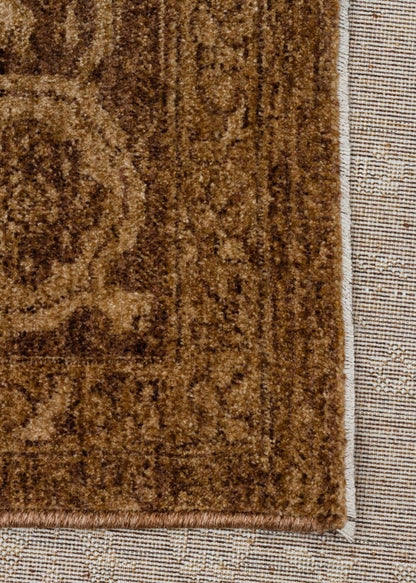 Shiraz Beige SHR03 Desenlere Sahip Vintage Salon Oturma odası Koridor Mutfak Halısı