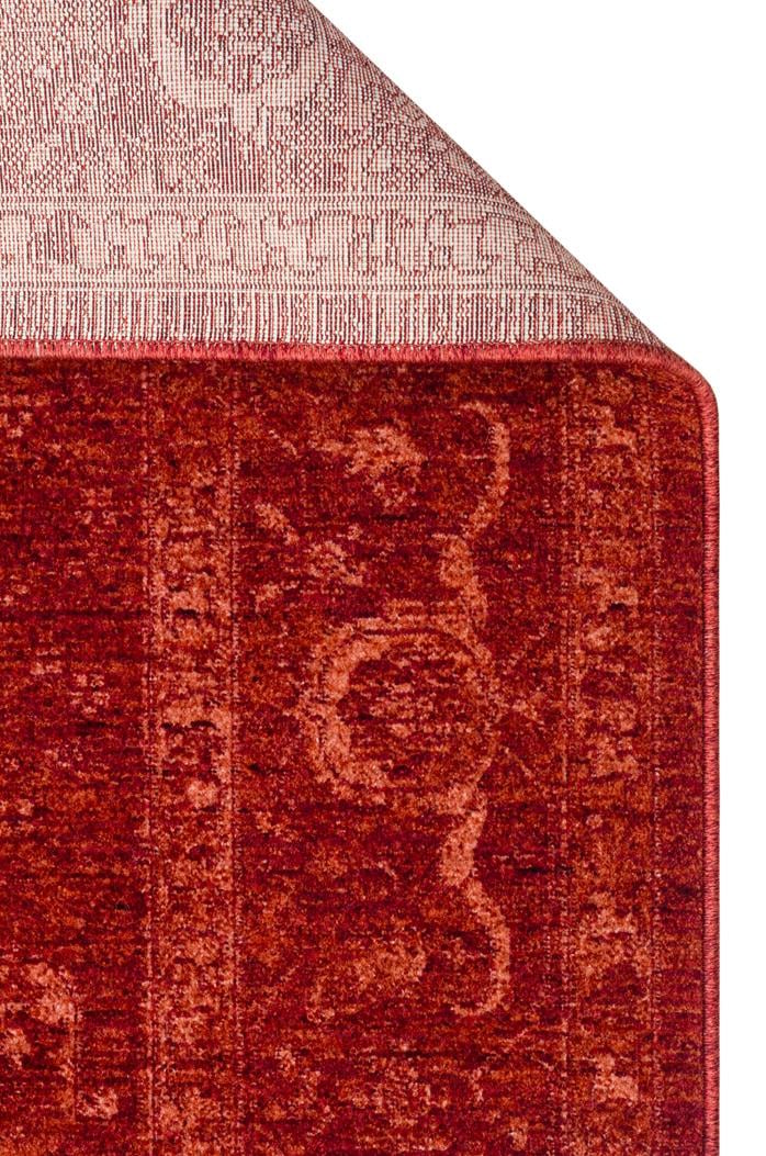 Shiraz Red SHR03 Desenlere Sahip Vintage Salon Oturma odası Koridor Mutfak Halısı