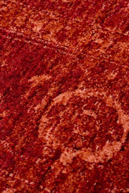 Shiraz Red SHR03 Desenlere Sahip Vintage Salon Oturma odası Koridor Mutfak Halısı