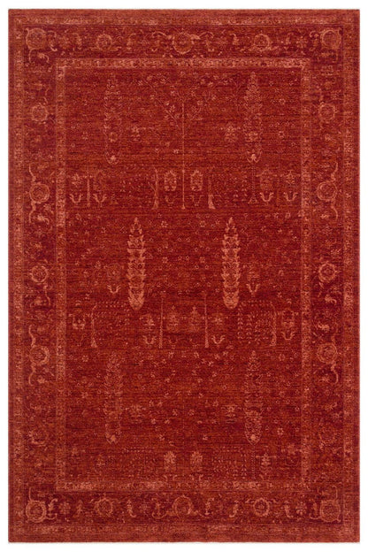 Shiraz Red SHR03 Desenlere Sahip Vintage Salon Oturma odası Koridor Mutfak Halısı