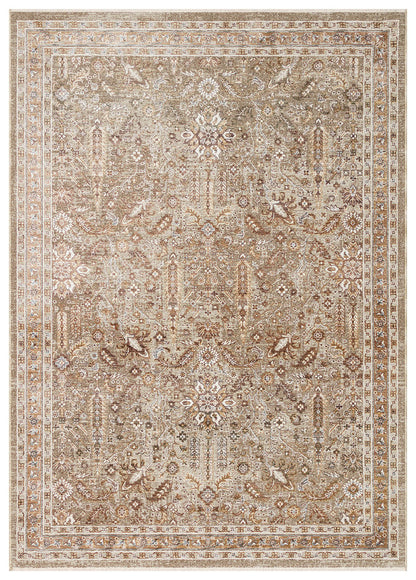 Madrid MAD01 Cream Gold Desenlere Sahip Vintage Salon Oturma odası Koridor Mutfak Halısı
