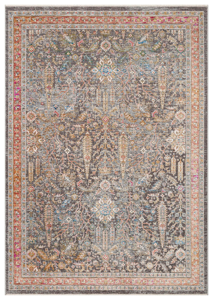 Madrid MAD01 Multy Renkli Desenlere Sahip Vintage Salon Oturma odası Koridor Mutfak Halısı