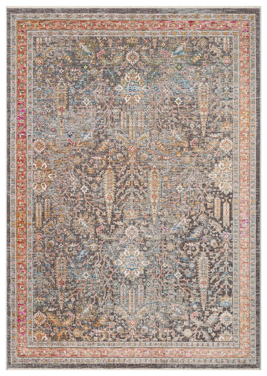 Madrid MAD01 Multy Renkli Desenlere Sahip Vintage Salon Oturma odası Koridor Mutfak Halısı