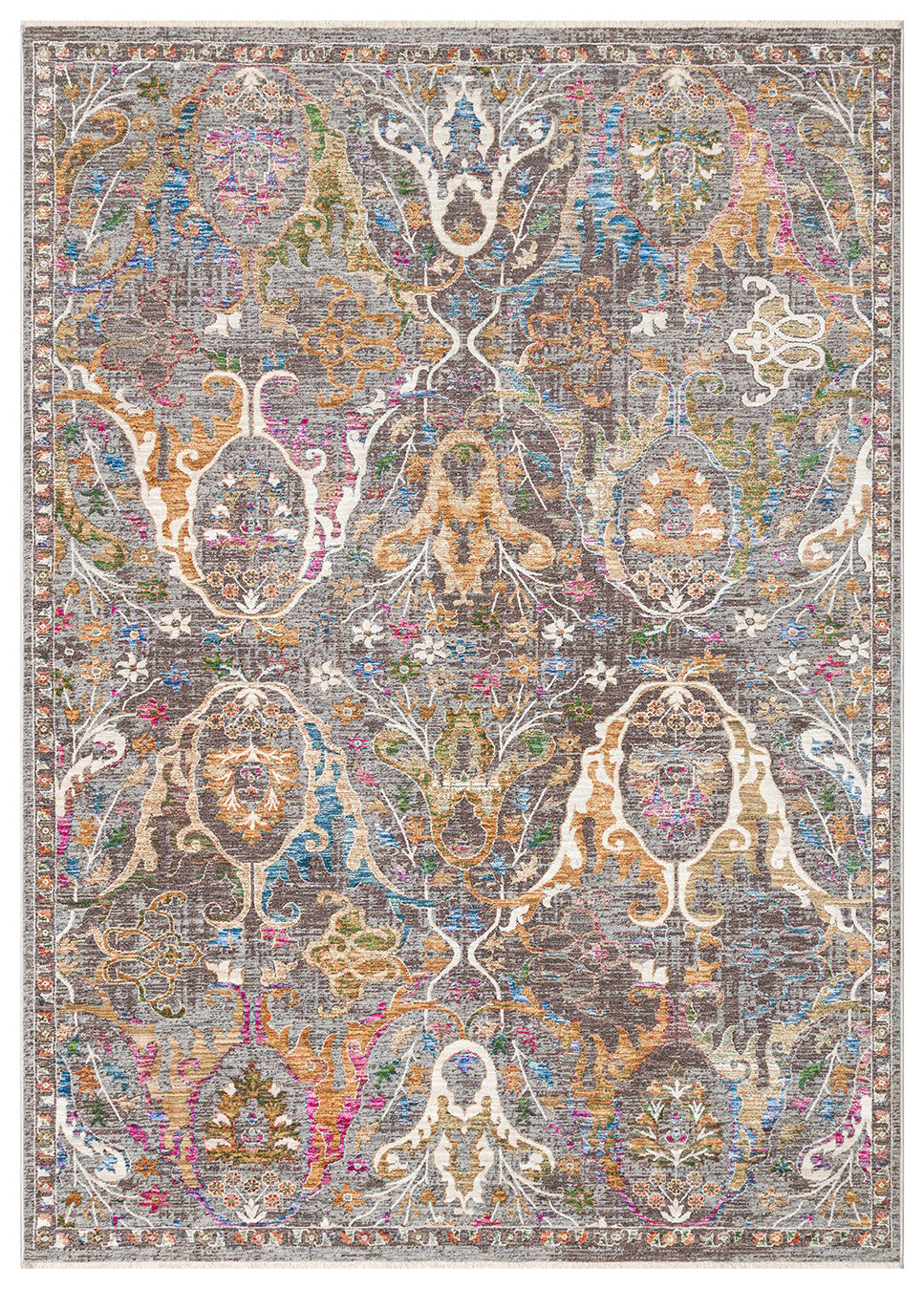 Madrid MAD02 Multy Desenlere Sahip Vintage Salon Oturma odası Koridor Mutfak Halısı