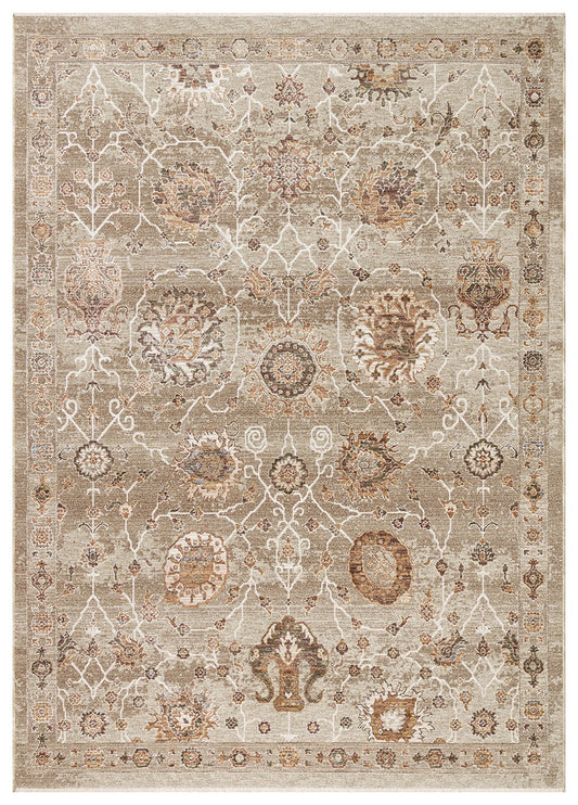 Madrid MAD05 Cream Gold Renkli Desenlere Sahip Vintage Salon Oturma odası Koridor Mutfak Halısı