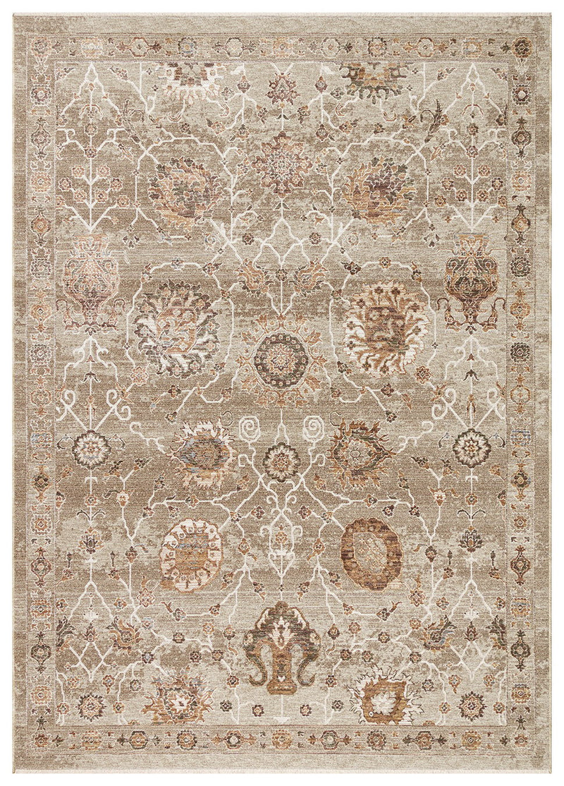 Madrid MAD05 Cream Gold Renkli Desenlere Sahip Vintage Salon Oturma odası Koridor Mutfak Halısı