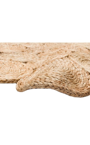 Jüttz CA-113 Natural XW Yuvarlak-Oval El Dokuma Hasır Halı