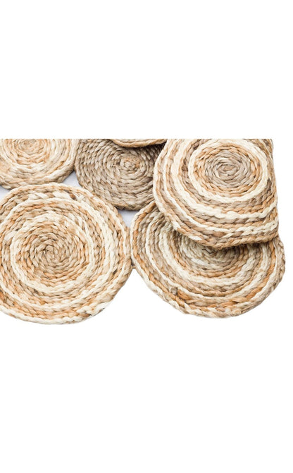 Jüttz CA-111 Natural XW Yuvarlak-Oval El Dokuma Hasır Halı