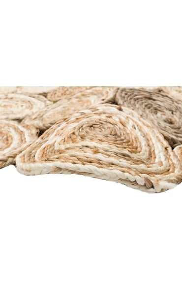 Jüttz CA-111 Natural XW Yuvarlak-Oval El Dokuma Hasır Halı