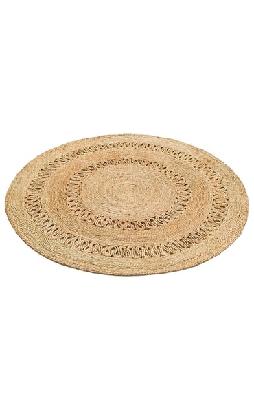Jüttz CA-112 Natural XW Yuvarlak-Oval El Dokuma Hasır Halı