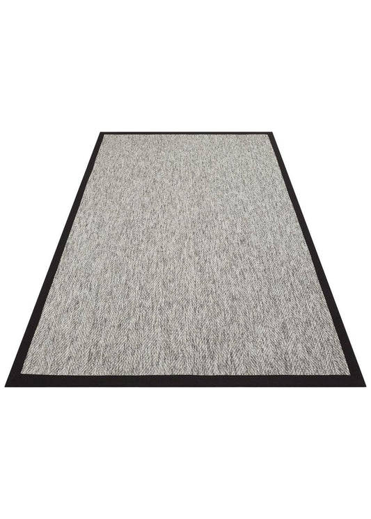Ventura Grey - Black VNT2704 Border Desenlere Sahip Salon Oturma odası Koridor Mutfak Halısı