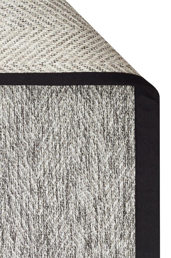 Ventura Grey - Black VNT2704 Border Desenlere Sahip Salon Oturma odası Koridor Mutfak Halısı