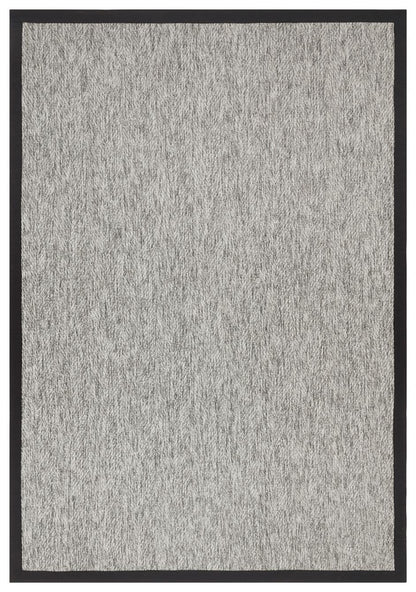 Ventura Grey - Black VNT2704 Border Desenlere Sahip Salon Oturma odası Koridor Mutfak Halısı