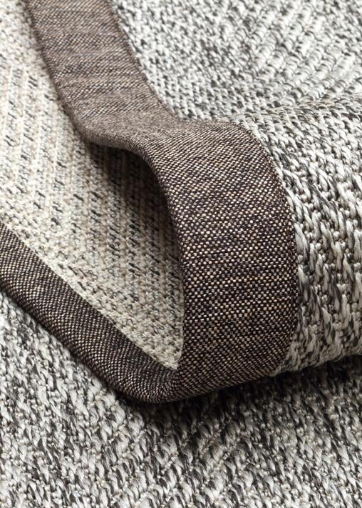 Ventura Grey - Dark Mix VNT2704 Border Desenlere Sahip Salon Oturma odası Koridor Mutfak Halısı