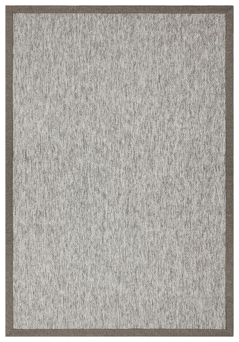 Ventura Grey - Dark Mix VNT2704 Border Desenlere Sahip Salon Oturma odası Koridor Mutfak Halısı