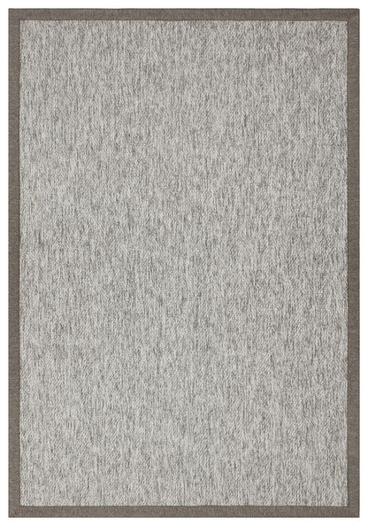 Ventura Grey - Dark Mix VNT2704 Border Desenlere Sahip Salon Oturma odası Koridor Mutfak Halısı