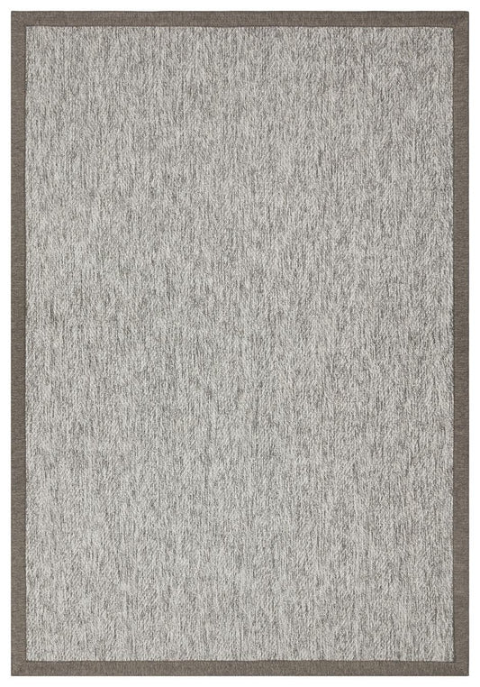 Ventura Grey - Dark Mix VNT2704 Border Desenlere Sahip Salon Oturma odası Koridor Mutfak Halısı