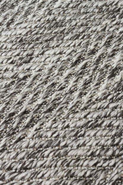 Ventura Grey - Dark Mix VNT2704 Border Desenlere Sahip Salon Oturma odası Koridor Mutfak Halısı