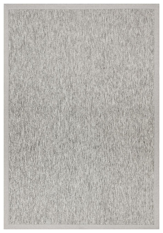 Ventura Grey - Grey VNT2704 Border Desenlere Sahip Salon Oturma odası Koridor Mutfak Halısı