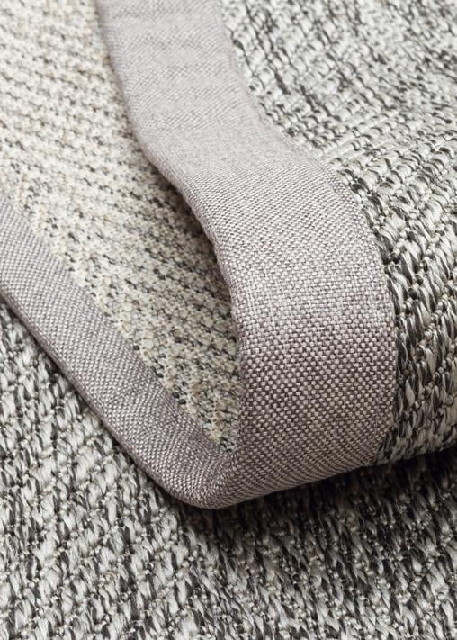 Ventura Grey - Grey VNT2704 Border Desenlere Sahip Salon Oturma odası Koridor Mutfak Halısı