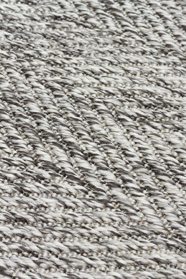Ventura Grey - Grey VNT2704 Border Desenlere Sahip Salon Oturma odası Koridor Mutfak Halısı