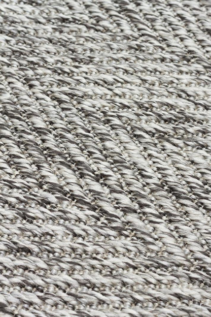 Ventura Grey - Grey VNT2704 Border Desenlere Sahip Salon Oturma odası Koridor Mutfak Halısı