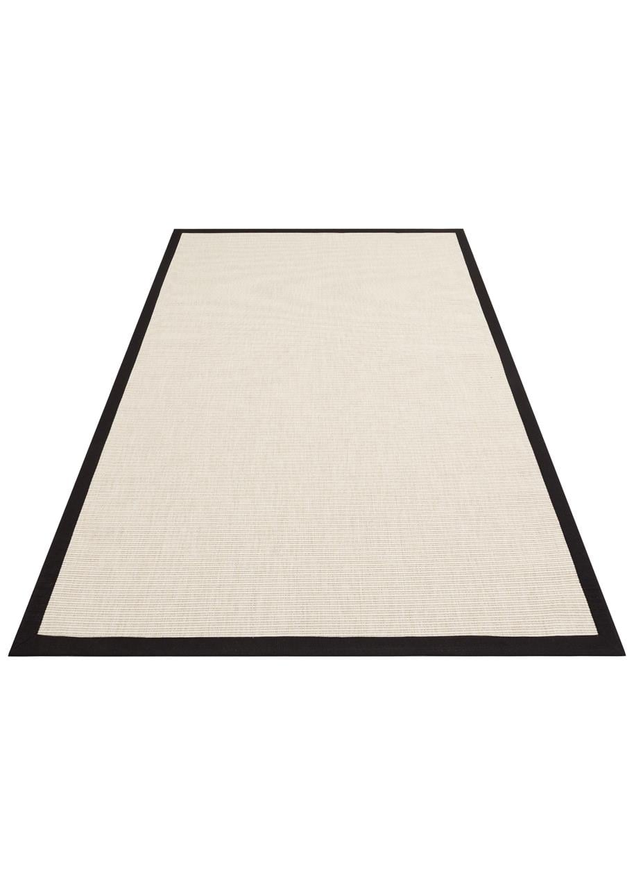 Ventura Cream - Black VNT2706 Border Desenlere Sahip Salon Oturma odası Koridor Mutfak Halısı