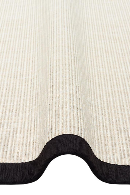 Ventura Cream - Black VNT2706 Border Desenlere Sahip Salon Oturma odası Koridor Mutfak Halısı
