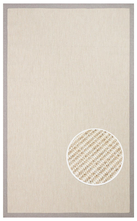 Ventura Cream - Grey VNT2706 Border Desenlere Sahip Salon Oturma odası Koridor Mutfak Halısı