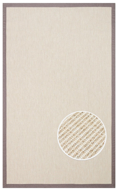 Ventura Cream - Mouse VNT2706 Border Desenlere Sahip Salon Oturma odası Koridor Mutfak Halısı