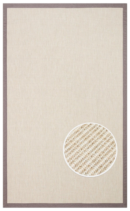 Ventura Cream - Mouse VNT2706 Border Desenlere Sahip Salon Oturma odası Koridor Mutfak Halısı