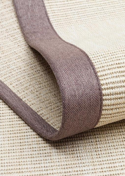 Ventura Cream - Mouse VNT2706 Border Desenlere Sahip Salon Oturma odası Koridor Mutfak Halısı