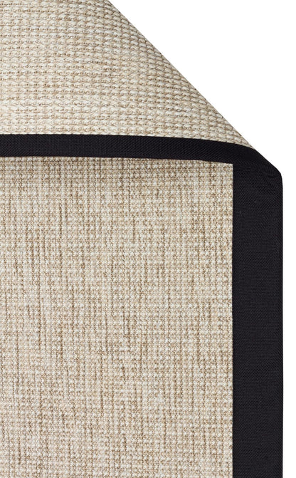 Ventura L.Beige - Black VNT2703 Border Desenlere Sahip Salon Oturma odası Koridor Mutfak Halısı