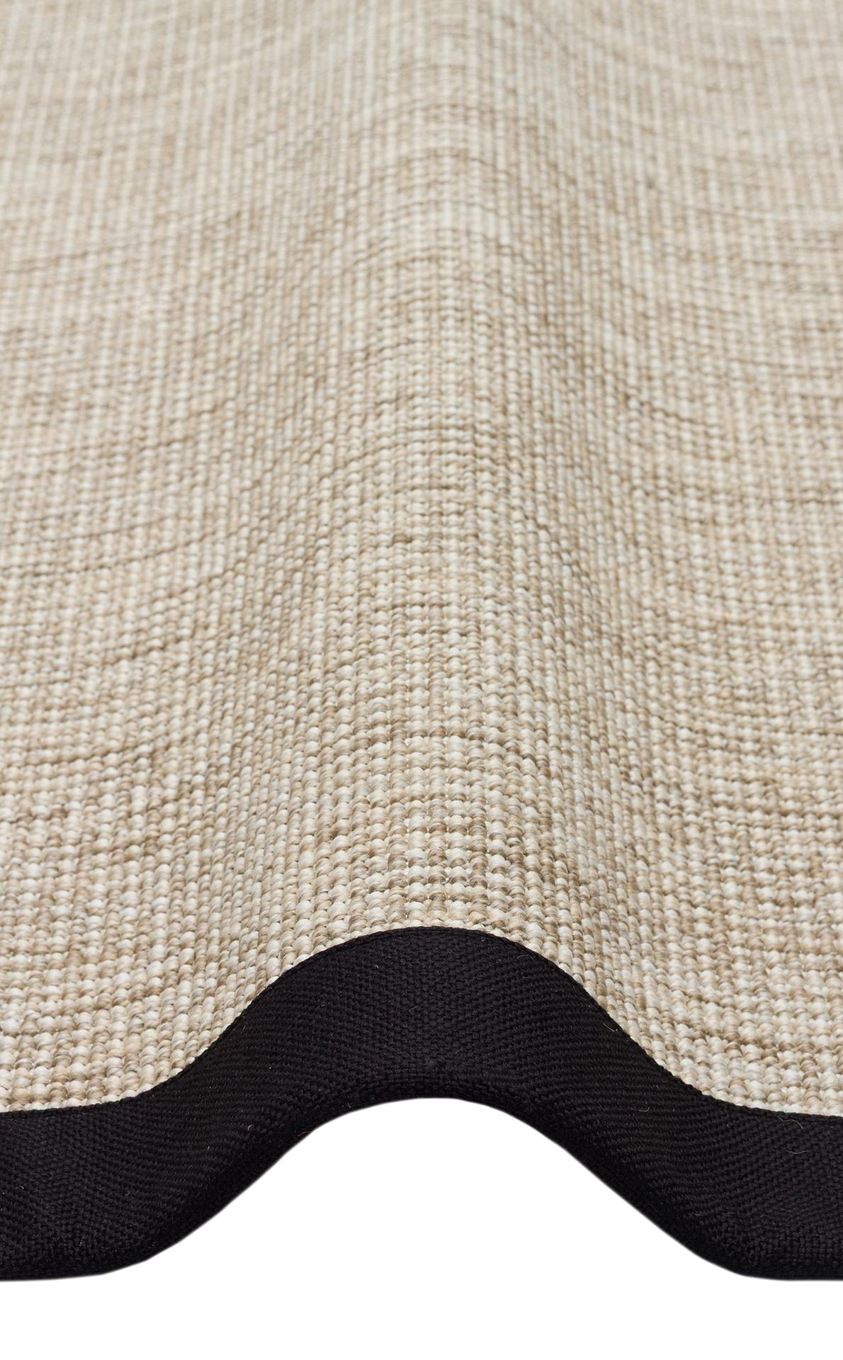 Ventura L.Beige - Black VNT2703 Border Desenlere Sahip Salon Oturma odası Koridor Mutfak Halısı