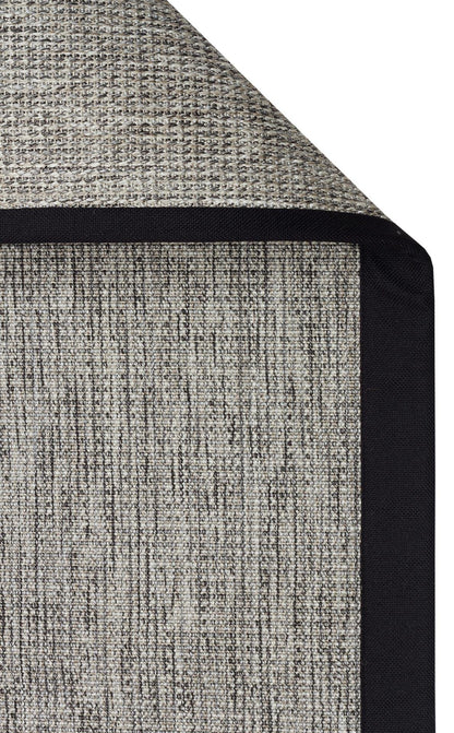 Ventura Grey - Black VNT2705 Border Desenlere Sahip Salon Oturma odası Koridor Mutfak Halısı