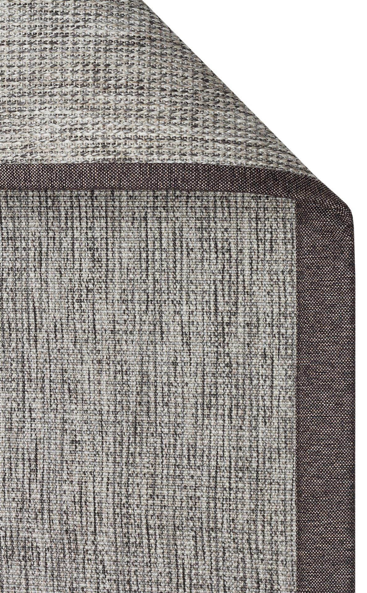 Ventura Grey - Dark Mix VNT2705 Border Desenlere Sahip Salon Oturma odası Koridor Mutfak Halısı