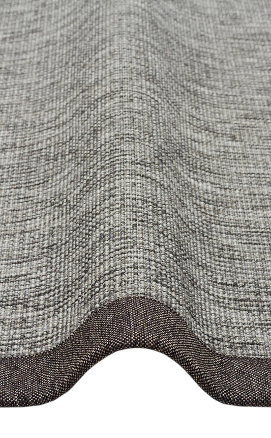 Ventura Grey - Dark Mix VNT2705 Border Desenlere Sahip Salon Oturma odası Koridor Mutfak Halısı
