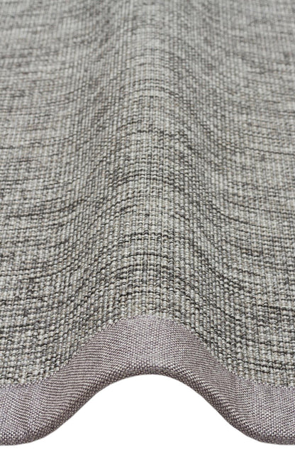 Ventura Grey - Grey VNT2705 Border Desenlere Sahip Salon Oturma odası Koridor Mutfak Halısı