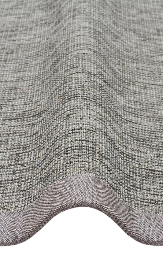 Ventura Grey - Grey VNT2705 Border Desenlere Sahip Salon Oturma odası Koridor Mutfak Halısı