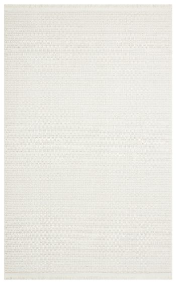 Gala Plain Whıte Örgü Dokuma Salon Koridor Mutfak Halısı Bukle