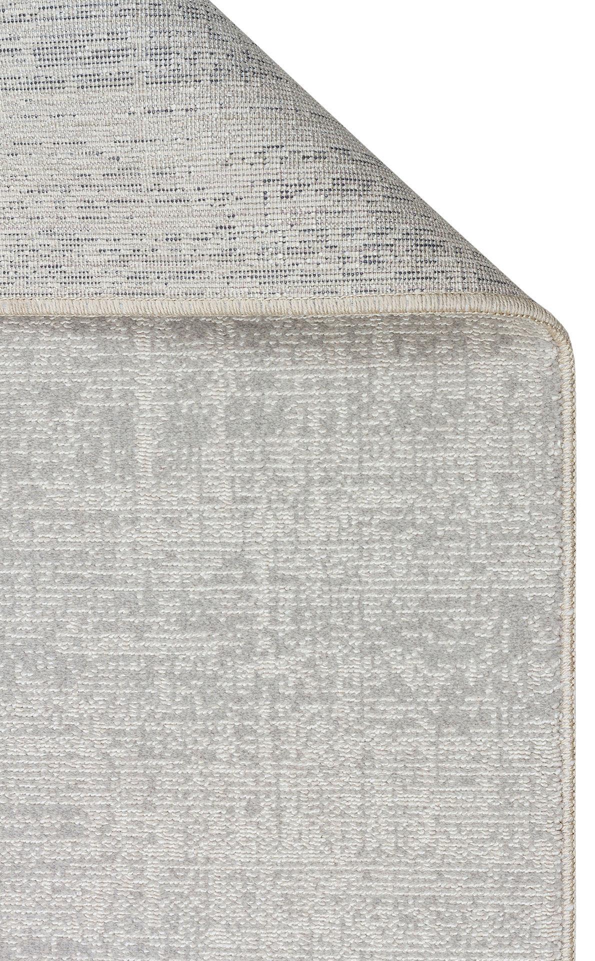 Hitit Plain Silver Örgü Dokuma Salon Koridor Mutfak Halısı Bukle