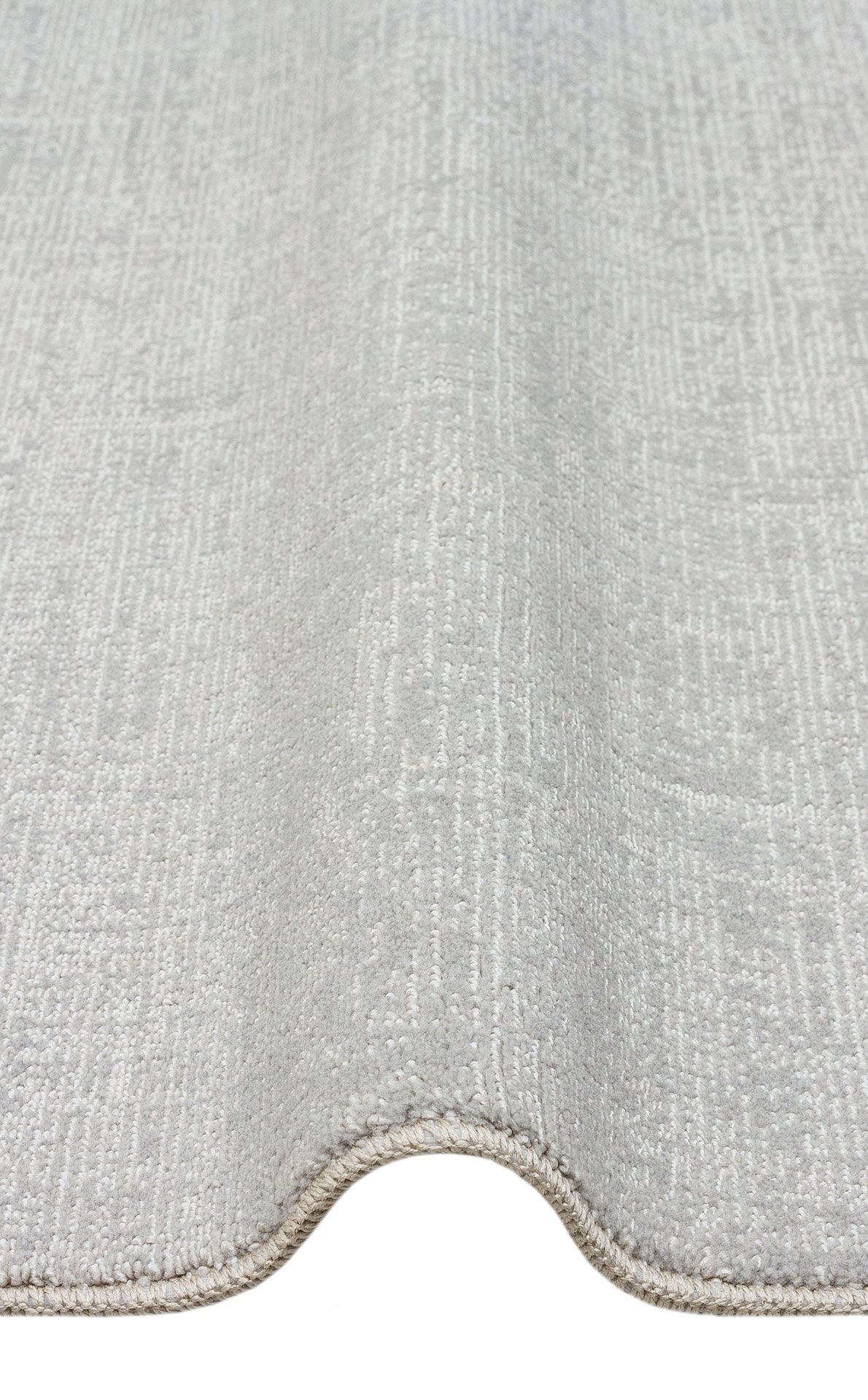 Hitit Plain Silver Örgü Dokuma Salon Koridor Mutfak Halısı Bukle