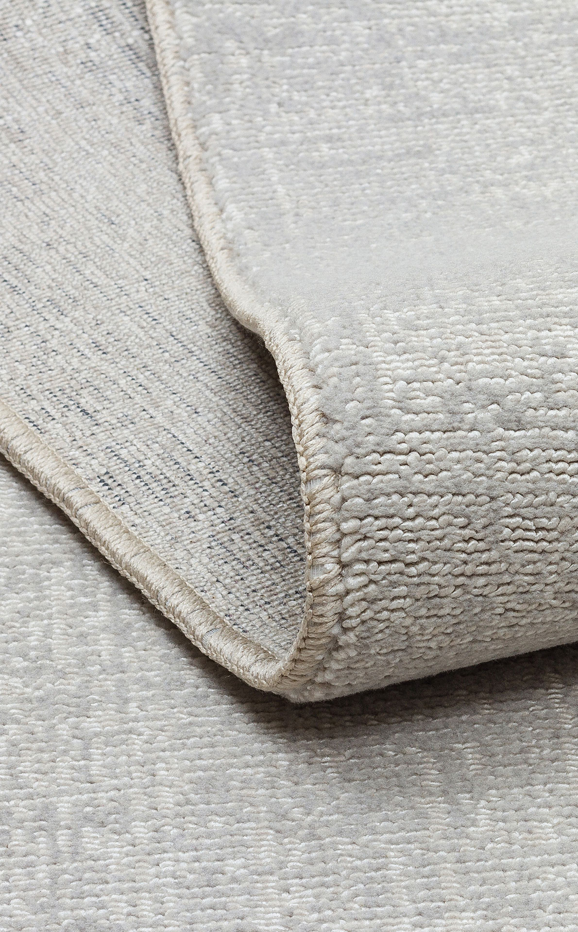 Hitit Plain Silver Örgü Dokuma Salon Koridor Mutfak Halısı Bukle