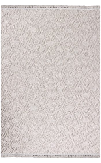 Skyet SKT0206 Beige Bukle Dokuma Minimalist İskandinav Halı