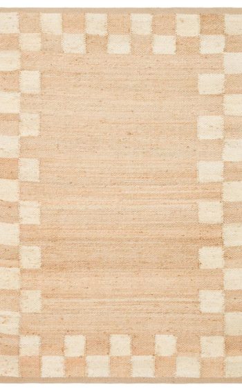 Jütte Natural 13 White Çift Taraflı Jüt Halı